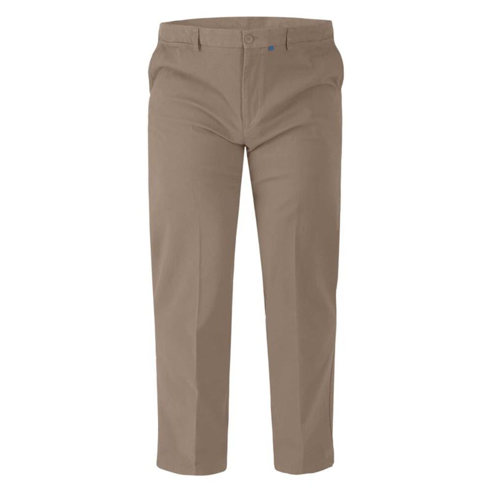 Duke Mens D555 Bruno Stretch Chino Kingsize Pants / Stone